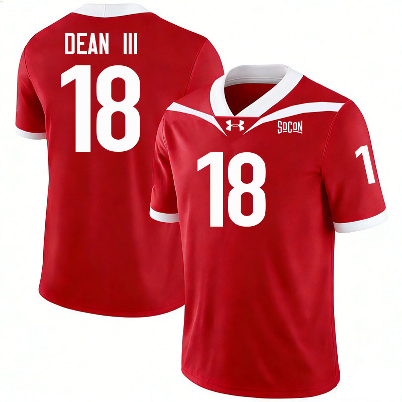 Virginia Military Institute Keydets #18 Stephen Dean III College Football Jerseys,Uniforms-Red